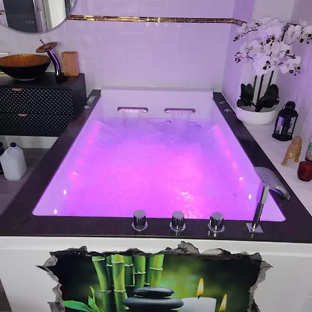 Lejlighed Loveroom66 Studio Romantique Avec Jacuzzi Balneo 2 Places *