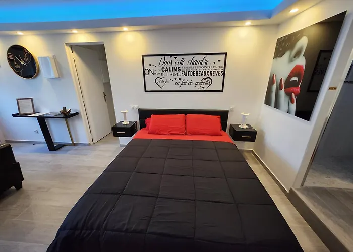 Romantique Avec Jacuzzi 2 Places Appartement